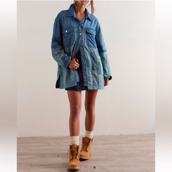 We The Free Heritage Quilted Shirt Jacket MWT - Picture 1 of 10